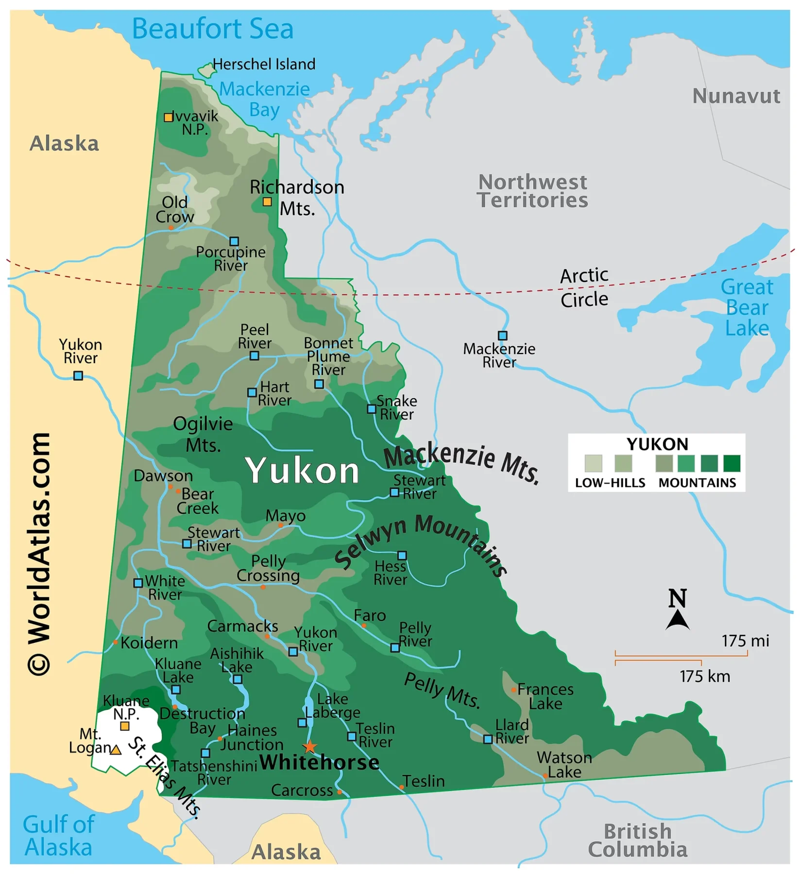 Yukon map scaled | News Yukon cannabis online