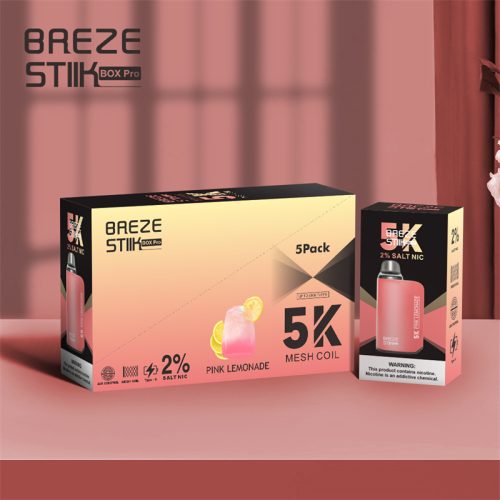 Breeze StiikK 5k Mesh Coil 5000 Pink Lemonade - 50mg/ml