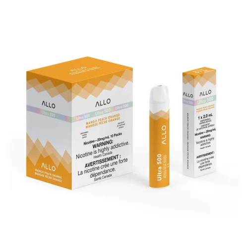 Allo Ultra 500 Disposable - Mango Peach Orange 20mg