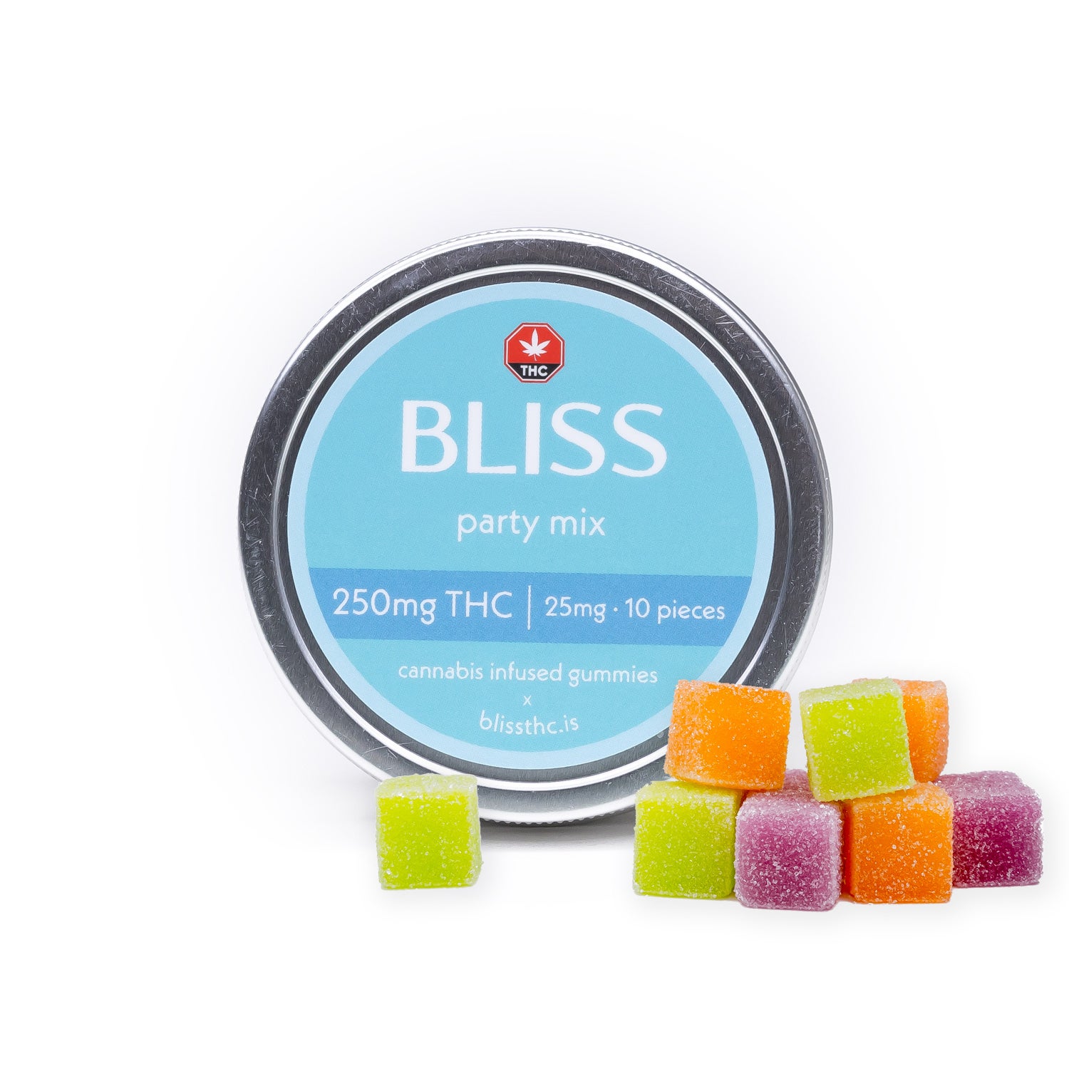 Bliss PartyMix 01 | Bliss – Cannabis Infused Gummies (375mg THC) - Image 2