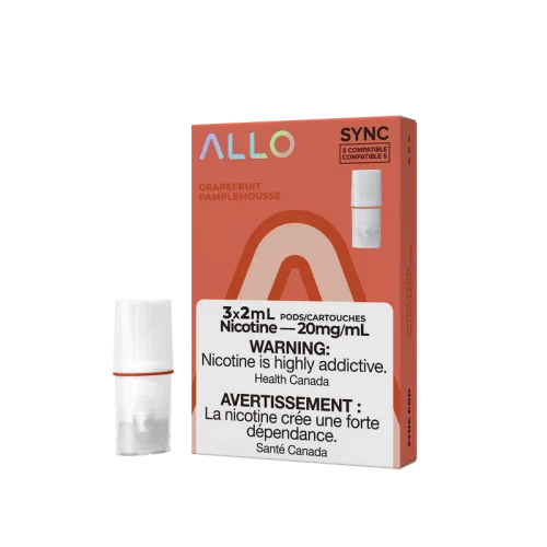 Allo Sync Pod Pack Grapefruit 20mg