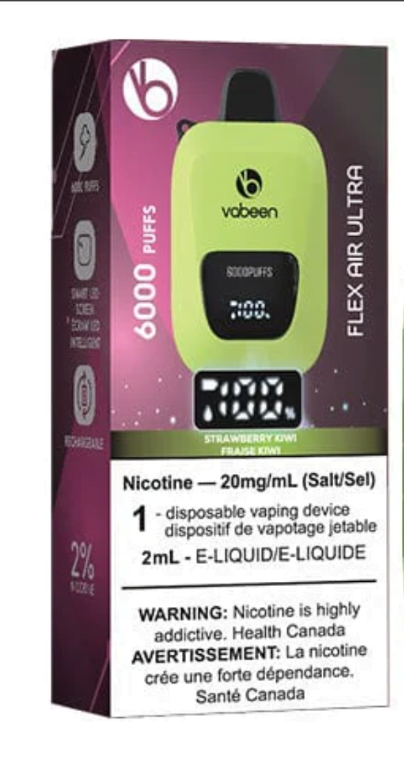 FLEX AIR ULTRA – Strawberry Kiwi (20mg Nicotine)