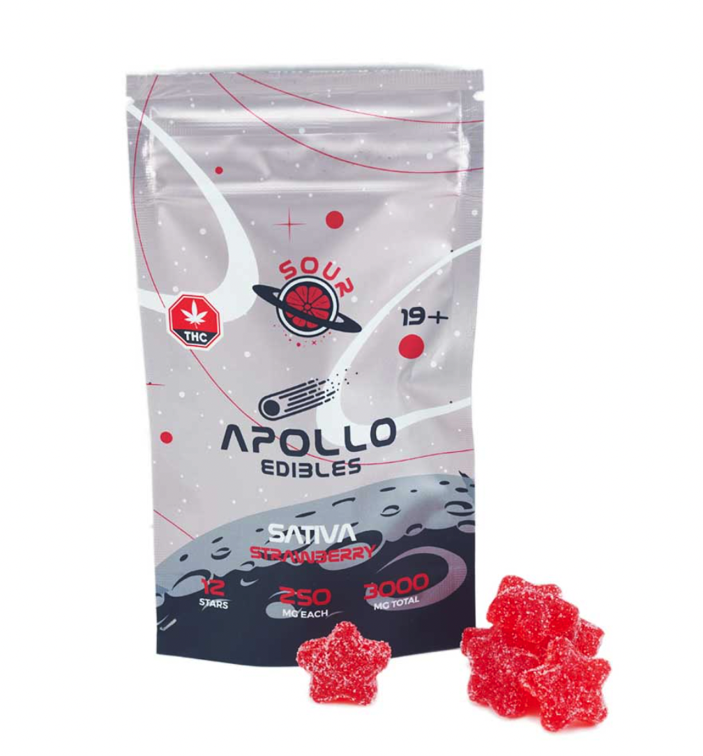 Apollo Edibles – Sour Shooting Stars 3000mg