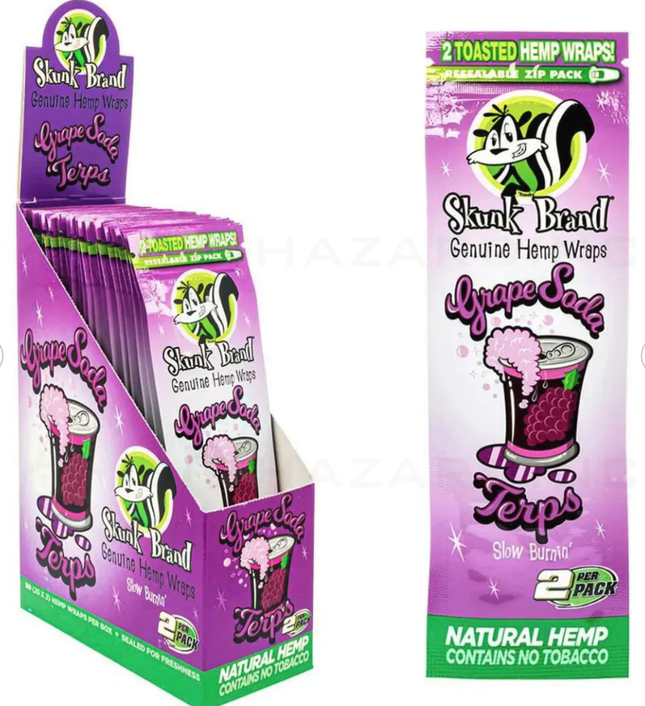 Skunk Brand Terp Hemp Wraps - 3 flavours