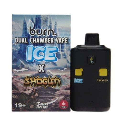 6 Gram Dual Chamber Burn Disposable Vape – ICE Shogun 33 Gram | Burn Dual Chamber - THC Disposable Vapes (6G) (3+3 Gram) - Image 20