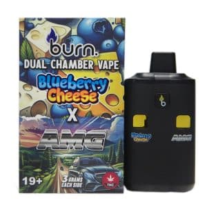 Blueberry Cheese AMG | Burn Dual Chamber - THC Disposable Vapes (6G) (3+3 Gram) - Image 7