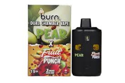 Cherry Lemon Blueberry Peach | Burn Dual Chamber - THC Disposable Vapes (6G) (3+3 Gram) - Image 15