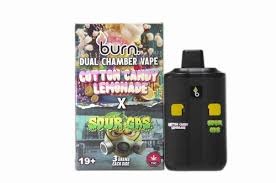 Cotton Candy Lemonade Sour Gas | Burn Dual Chamber - THC Disposable Vapes (6G) (3+3 Gram) - Image 2