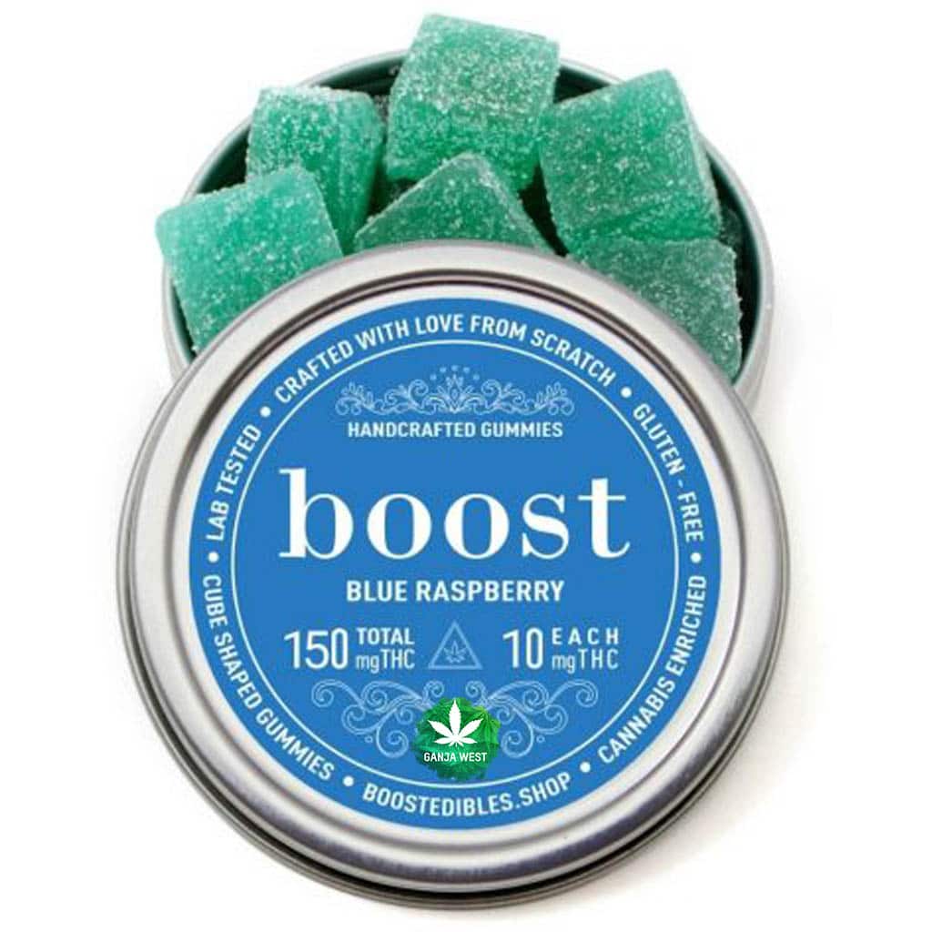 Boost Edibles 150mg Blue Raspberry | Boost – Gummies (150mg THC) - Image 3
