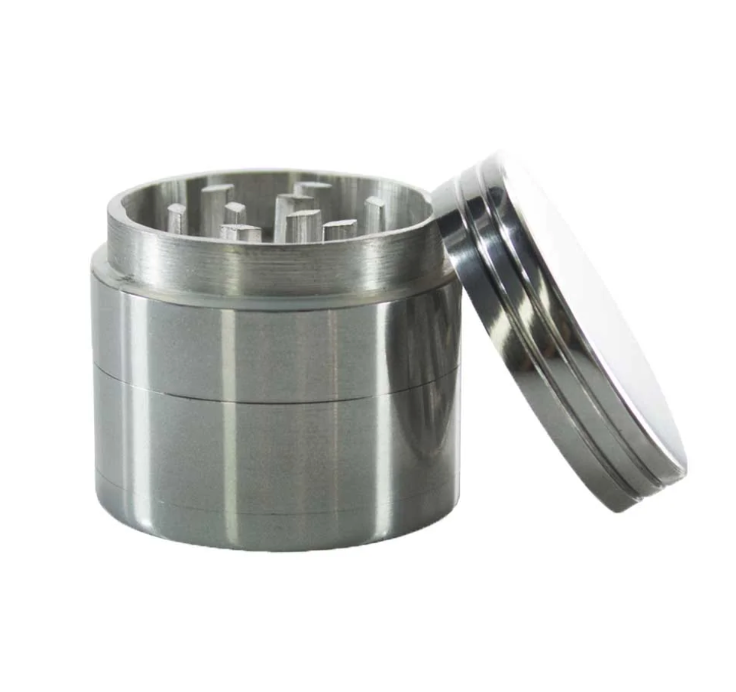 Mini ALUMINUM 4 PIECE GRINDER | 40MM - SILVER