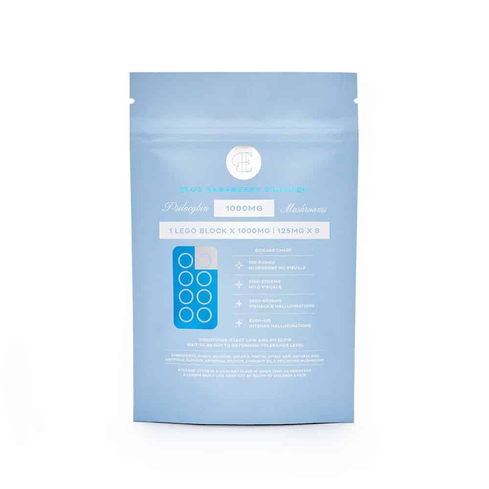 Euphoria Psychedelics – Blue Raspberry 1000mg Back | Euphoria Psychedelics – Blue Raspberry 1000mg - Image 2